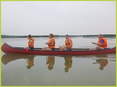 kenutúra a Velencei-tavon